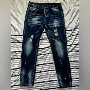 Dsquared2 denim pants size 34 waist and 33 length. Worn and washed once.